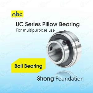 UC211, UC212, UC213 NBC Genuine UC Series Pillaw Bearings, Radial Insert Ball Bearing